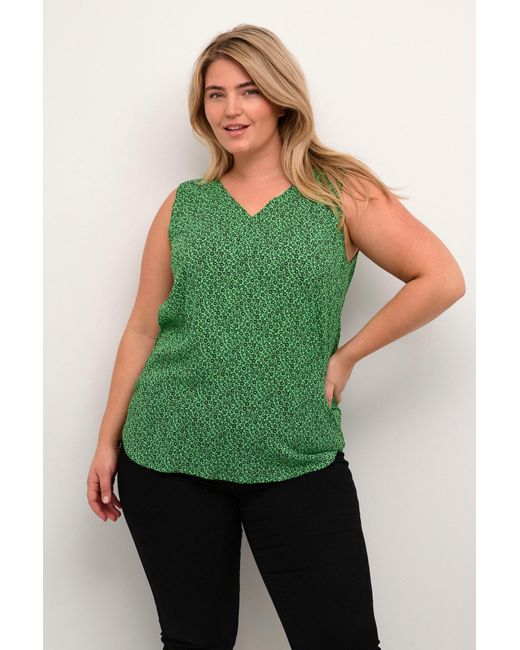 Kaffe Green Bluse Isma