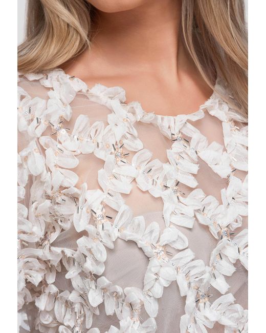 Ombre White Bluse