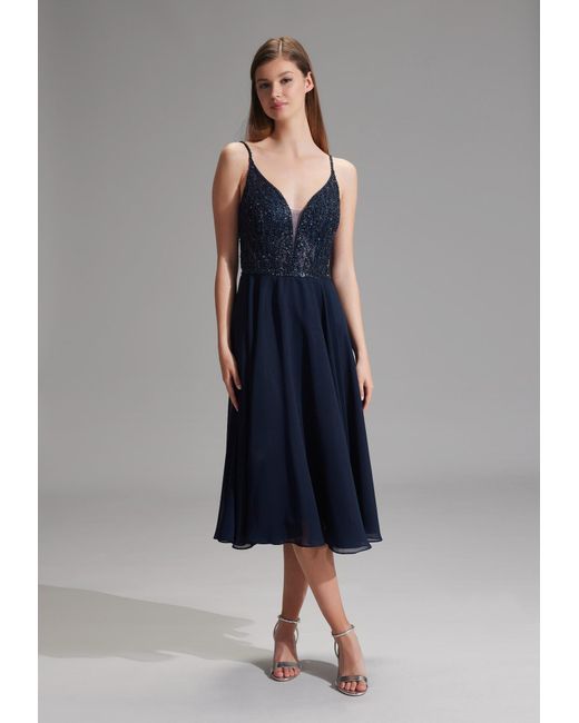 hey kyla Blue Abendkleid