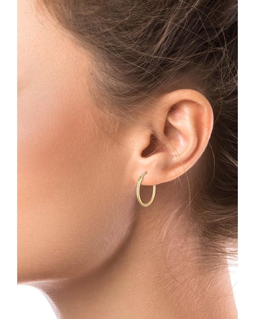 Elli Jewelry Metallic Ohrringe Basic Ohrstecker, Creole, Kristall Ohrstecker