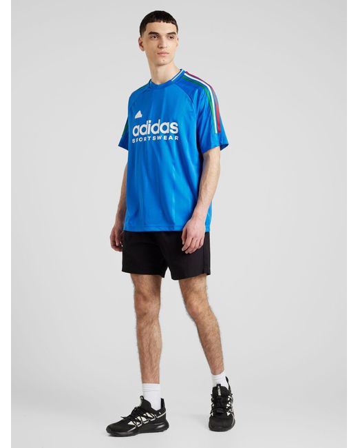 Adidas Funktionsshirt 'tiro ntpk' in Blue für Herren