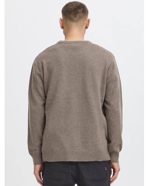 Solid Strickpullover Sdrick in Gray für Herren