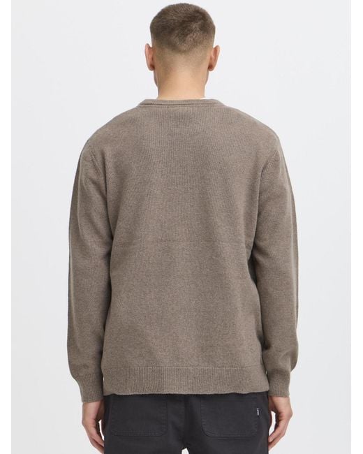 Solid Strickpullover Sdrick in Gray für Herren