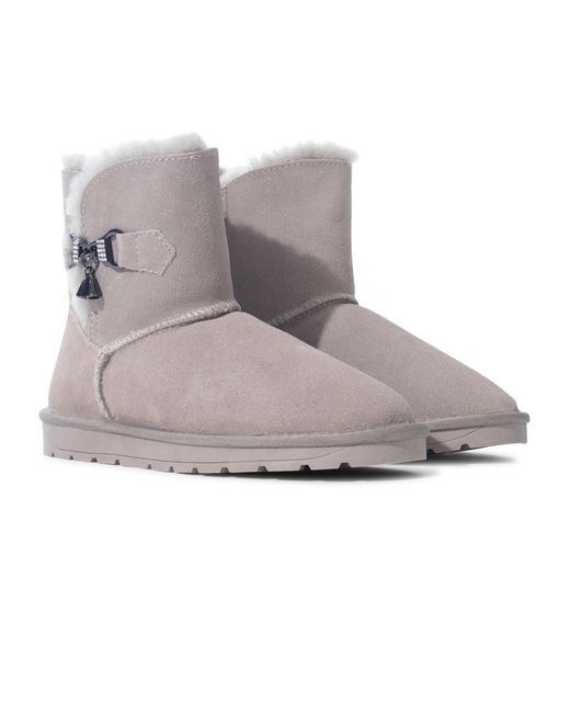 Gooce Gray Boots Polly