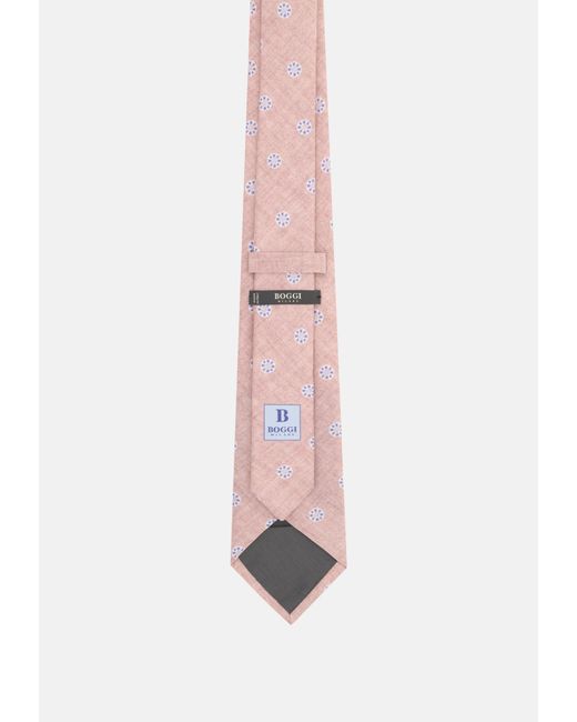 Boggi Krawatte in Pink für Herren