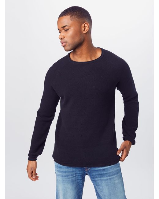 Key Largo Pullover Thomas in Blue für Herren