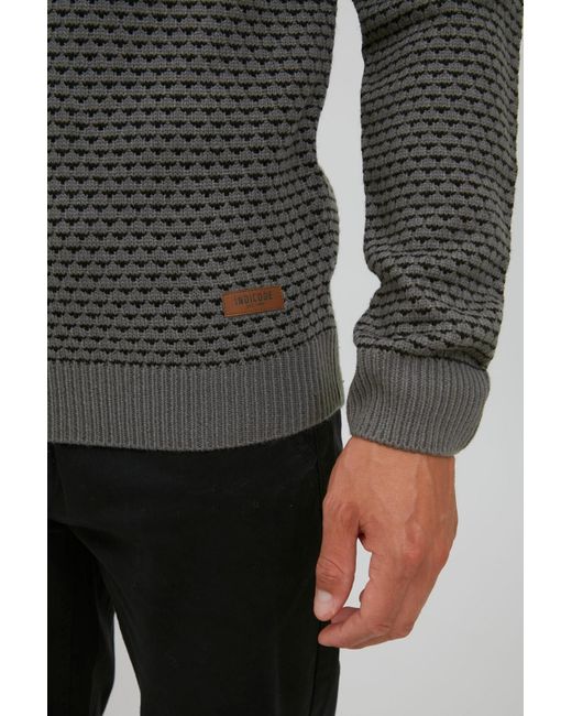 INDICODE Pullover Copent in Gray für Herren
