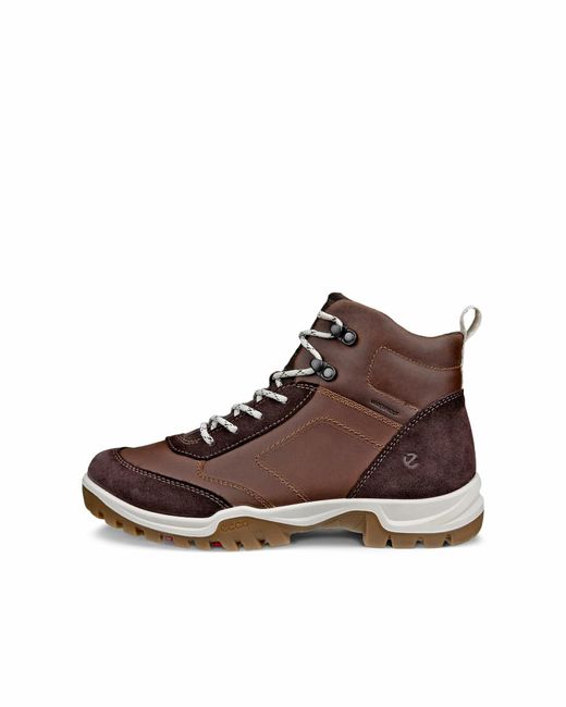 Ecco Brown Schnürstiefelette