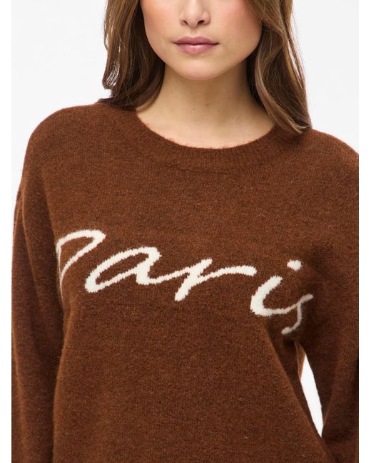 Vila Brown Pullover Viluna