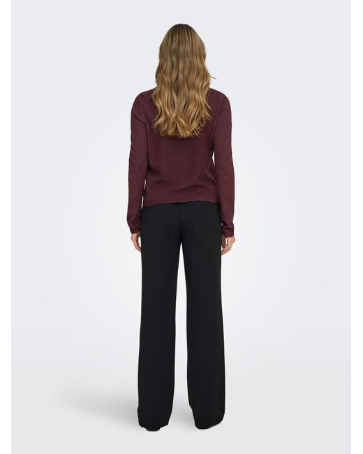 ONLY Purple Pullover Onlloyal