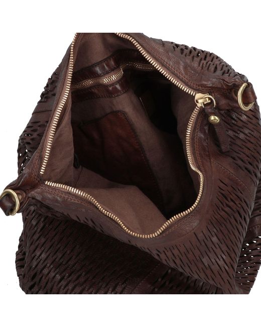 Campomaggi Brown Schultertasche Mangrovia