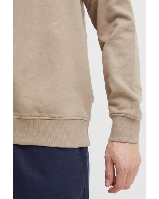 Solid Sweatshirt in Brown für Herren
