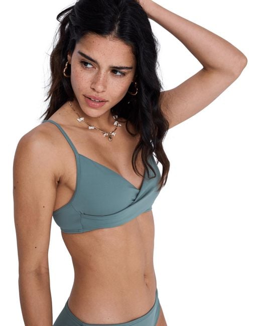 Roxy Blue Bikinitop Solid Essentials