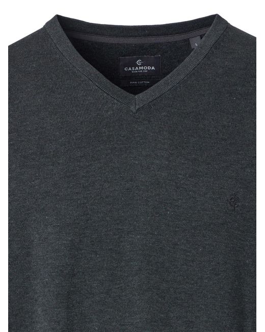 CASA MODA Pullover Basic in Black für Herren