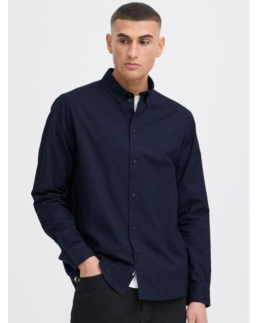 Solid Hemd Val in Blue für Herren
