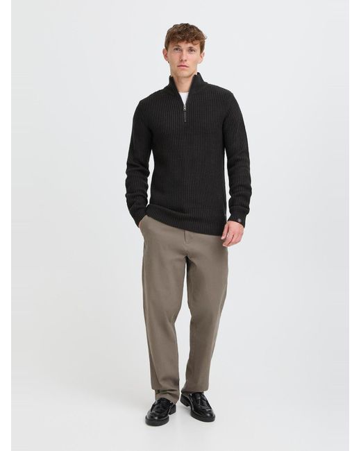 Solid Pullover Sdarian in Black für Herren