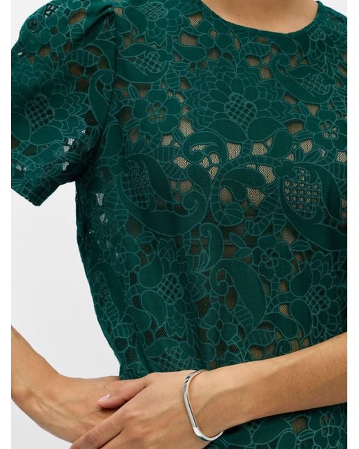 Object Green Bluse Objbianca