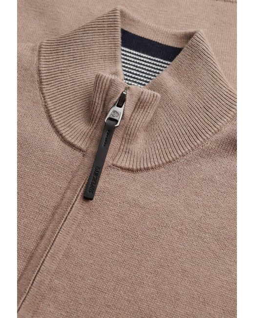 Superdry & Co Pullover Essentials in Natural für Herren