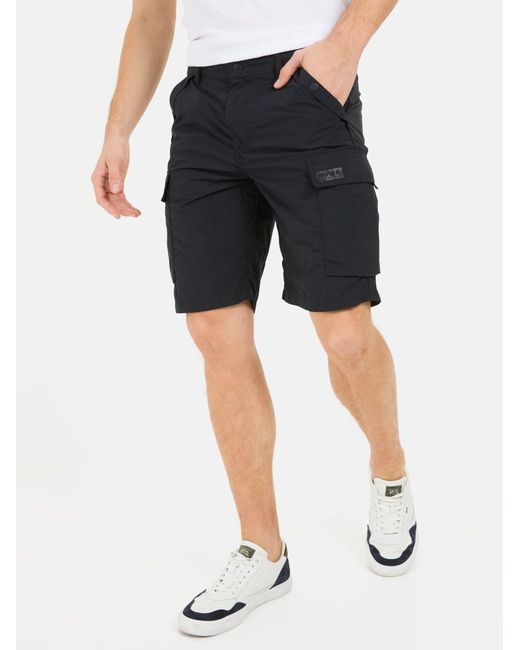 Camel Active Cargoshorts Im Relaxed Fit in Blue für Herren