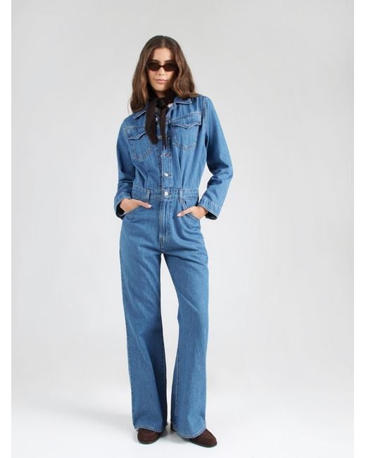Levi's Blue Levis Western Jumpsuit