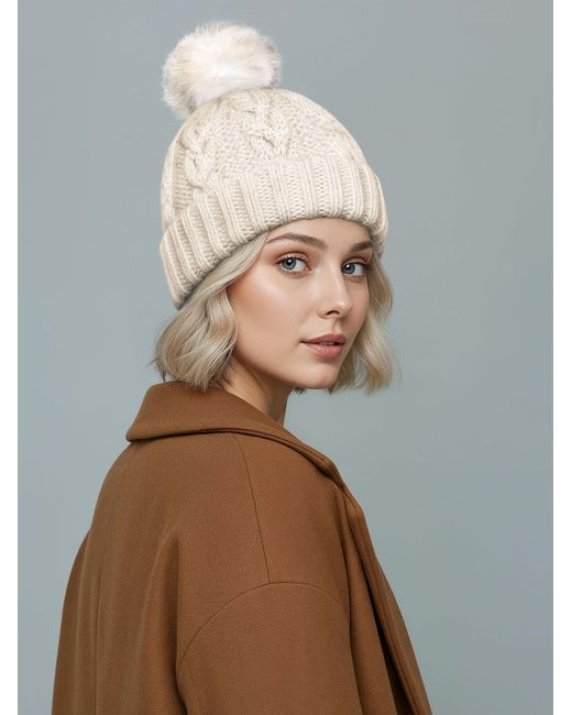 Neverless Natural Mütze Jule
