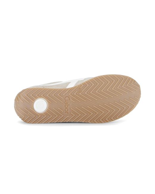 Gabor Black Davos Keilsneaker, Freizeitschuh, Komfortschuh, Schnürschuh mit Kontrastbesatz, H-Weite