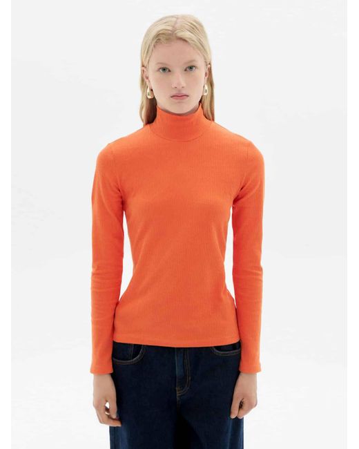 Thinking Mu Orange Pullover