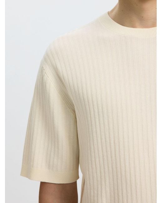 SELECTED Pullover in Natural für Herren
