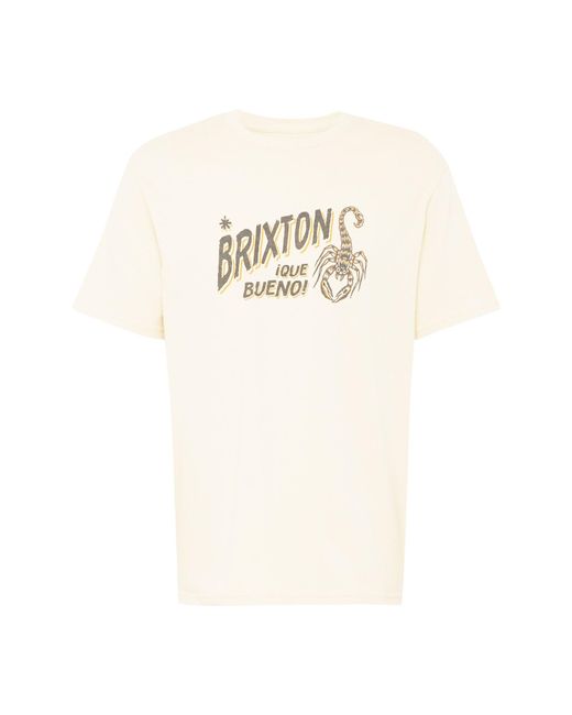 Brixton T-shirt 'vinton' in White für Herren
