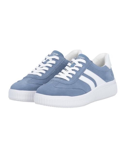 Remonte Blue Sneaker Low Basic