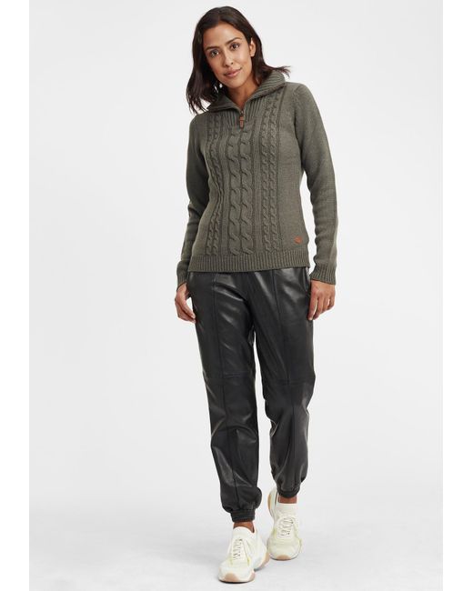 Oxmo Green Strickpullover 'carry'
