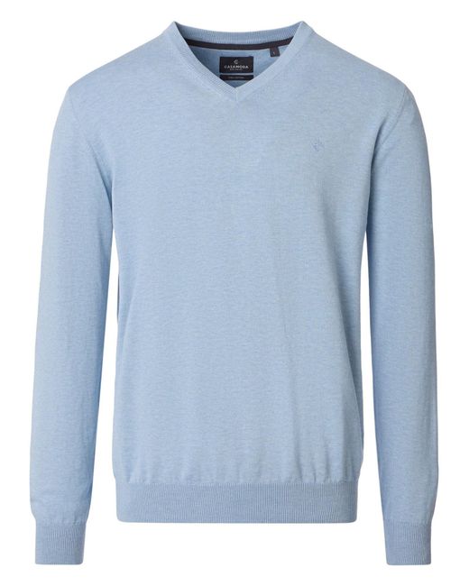 CASA MODA Pullover Basic in Blue für Herren