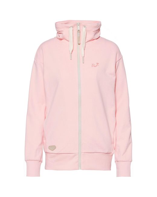 Ragwear Pink Sweatjacke 'Shocky'