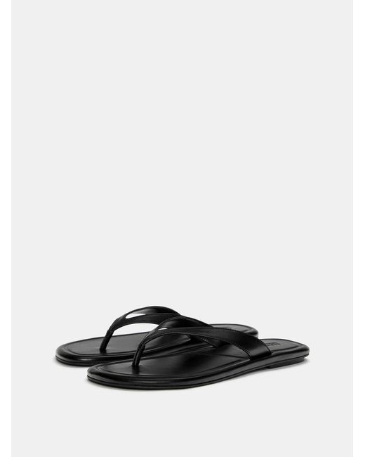 Pull&Bear Black Zehentrenner