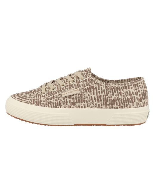 Superga Natural Sneaker 2750 Jaguar Print