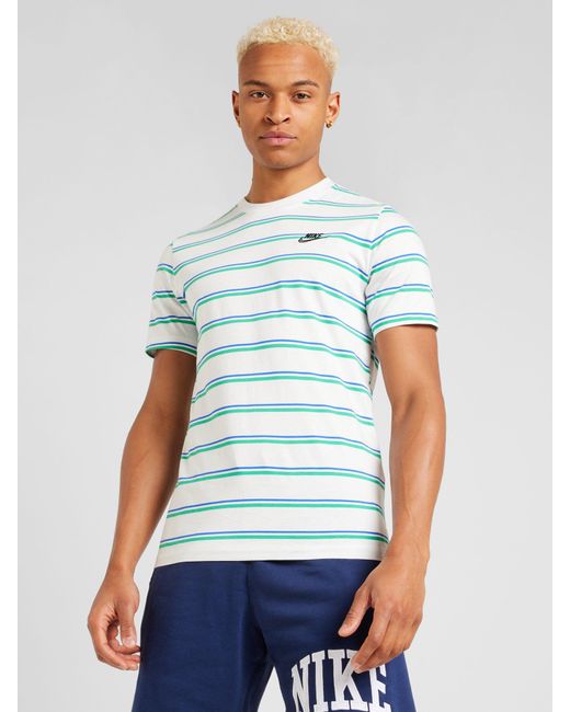 Nike T-shirt 'club' in Blue für Herren