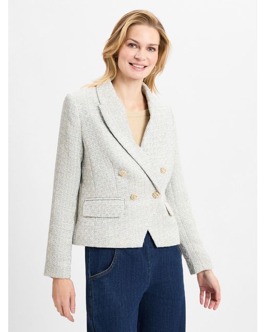 Marie Lund White Blazer
