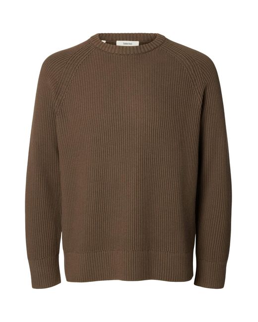 SELECTED Pullover Slmbraun in Brown für Herren