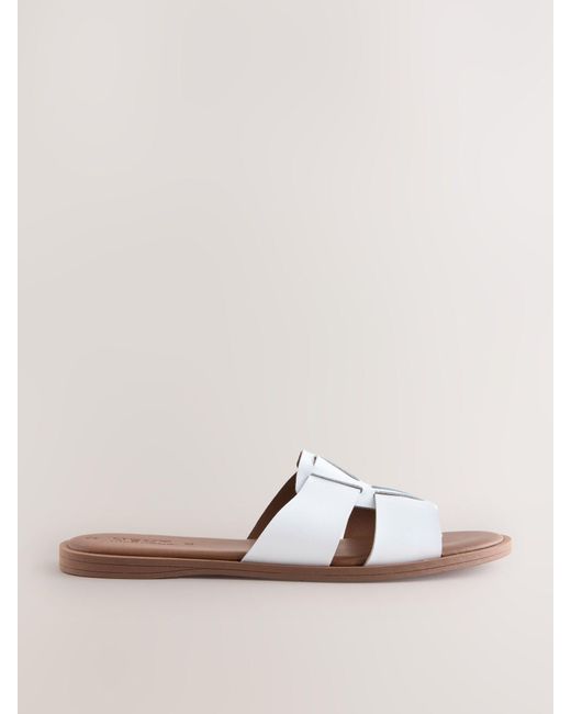 Next White Pantolette 'Forever Comfort'