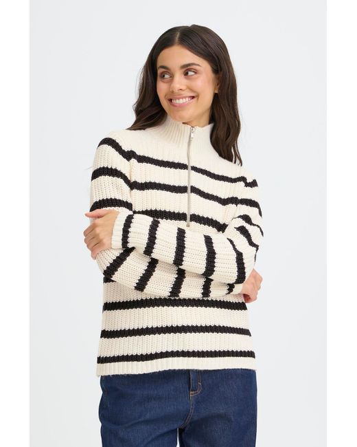 Fransa Multicolor Pullover Kamia