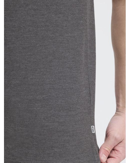 Solid Poloshirt Sdhangi in Gray für Herren