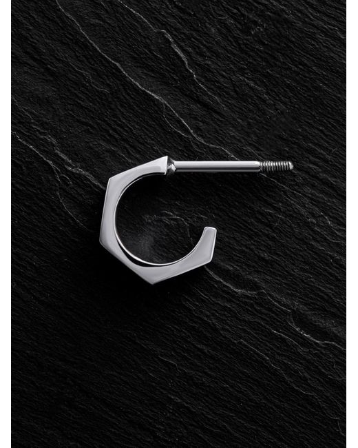 REYTEL Ohrring Edges in Gray für Herren