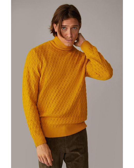 Strellson Strellson pullover ' hamilton ' in Gelb für Herren | Lyst DE