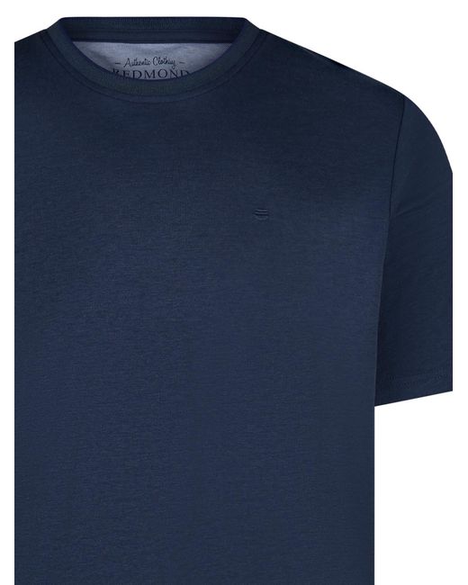 Redmond Shirt Basic in Pink für Herren
