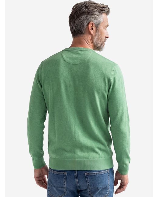 Redmond Pullover Basic in Green für Herren