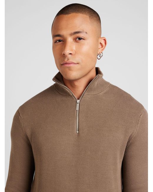 SELECTED Pullover Slhdane in Brown für Herren