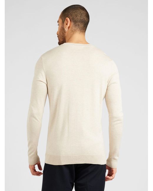 SELECTED Pullover 'berg' in Natural für Herren