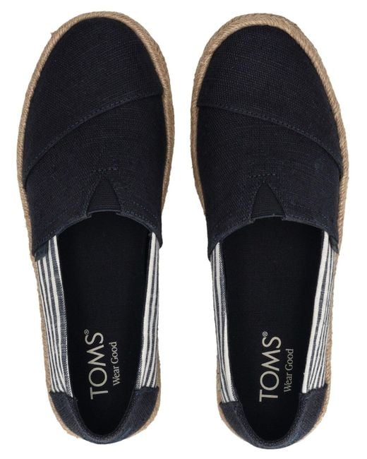 TOMS Blue Espadrilles