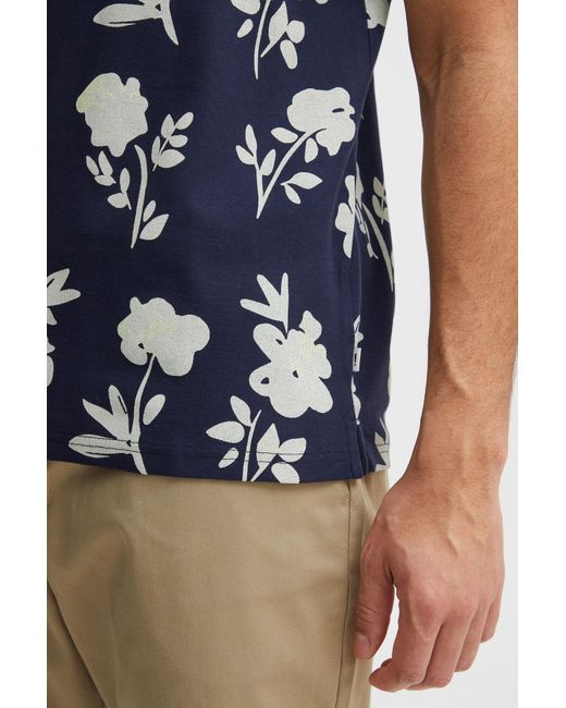 Solid Poloshirt 'fitz' in Blue für Herren