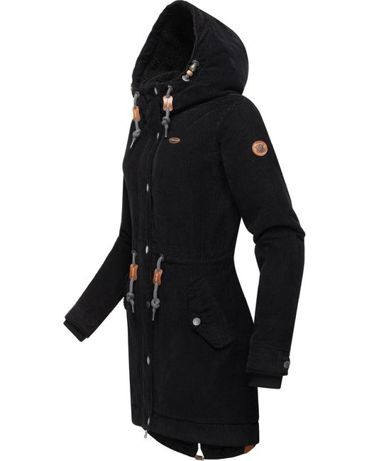 Ragwear Black Parka 'Canny'